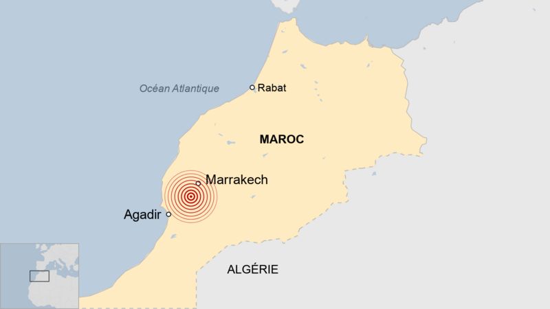 Séisme dévastateur au Maroc : Plus de 800 morts